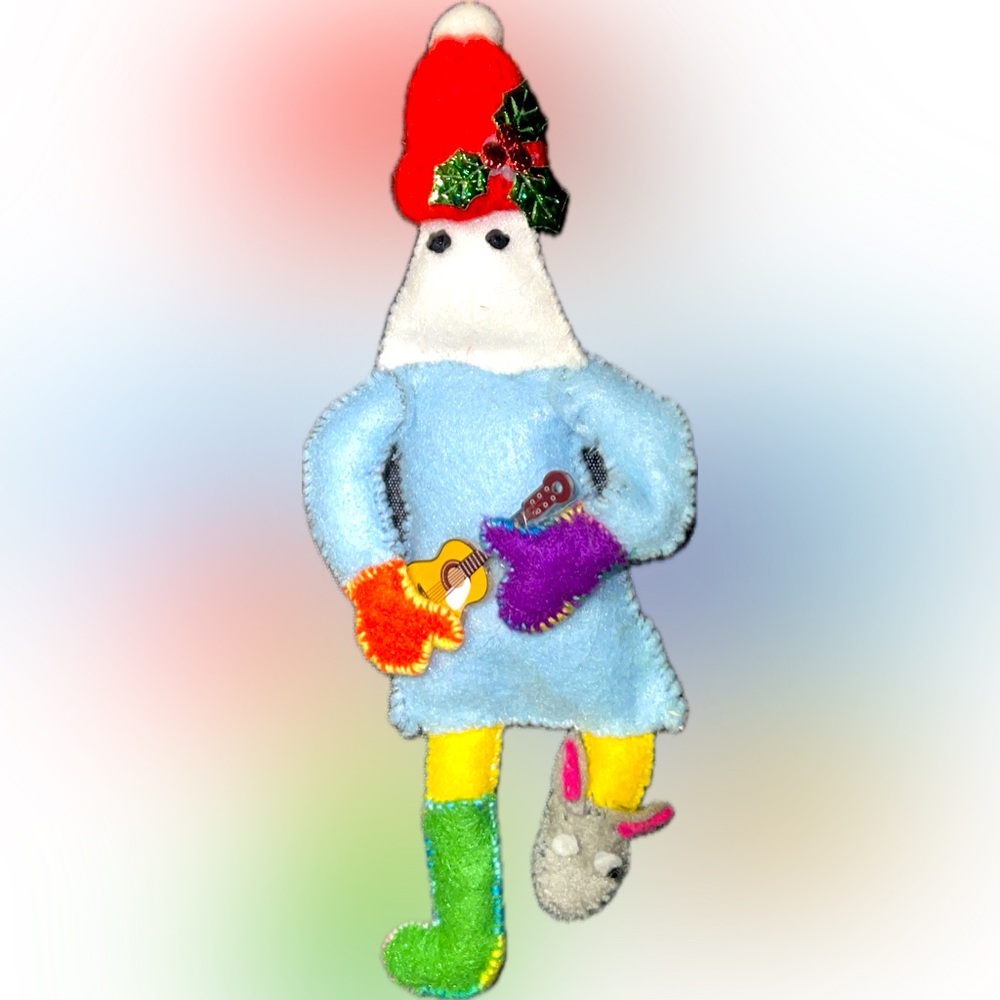 Mummer Ornament Hand Sewn